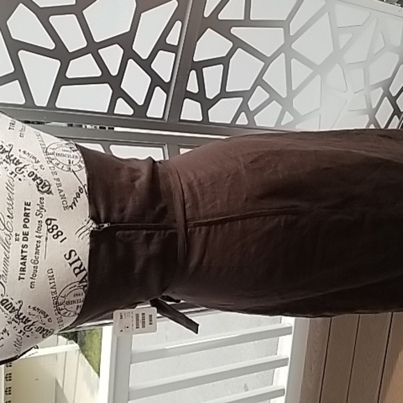 H&M Halter Linen Faux wrap Dress - Picture 5 of 6